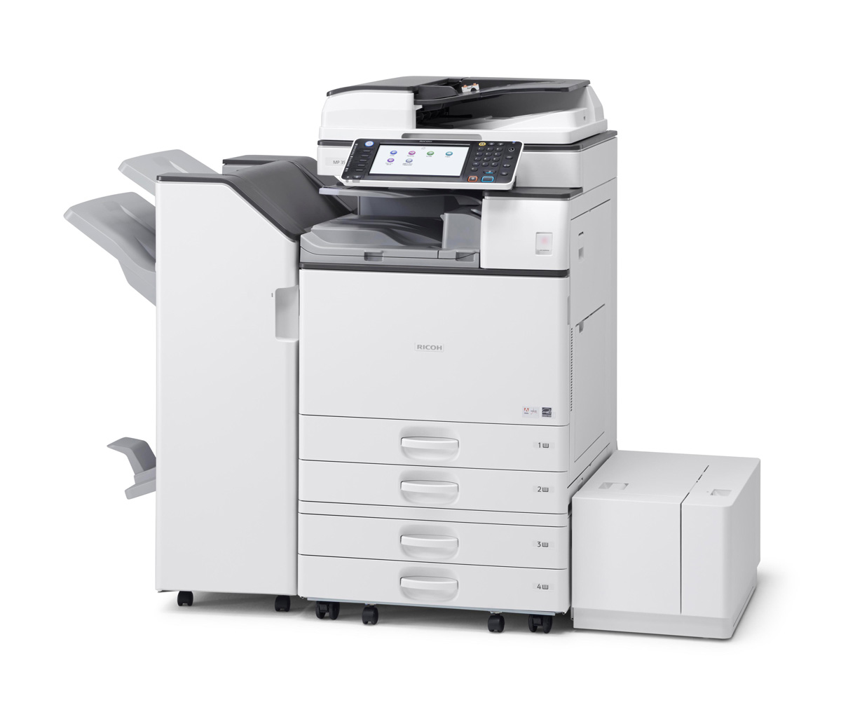 Ricoh Aficio MP 3554 Copier - Ricoh copiers Chicago - Black and white MFP copiers - Used Ricoh ...